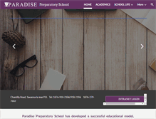 Tablet Screenshot of paradisepreparatory.com